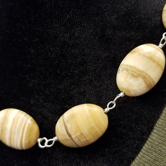HANDMADE Stunning Agate Necklace! - Picture 5 of 7